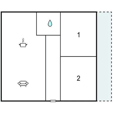 2 Bedroom Cozy In